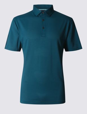 Tailored Fit Textured Polo Shirt